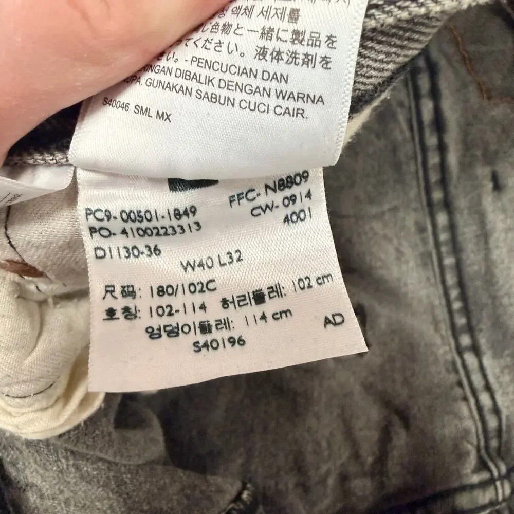 Levi’s 501 Gray Men's Jeans